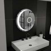 LED kerek tükör, 80 cm, Orbis Touch, páramentesítő rendszer, szabályozható, E31S/80X80 tükrök Korman E alapértelmezett cím Alessandro Design