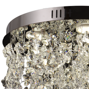 Candelabru LED Cristal LLC212/400BU Rotund, 22W, Lumina Rece/Calda/Neutra, Cristale, Crom Lucios Candelabre Cristal Default Title Alessandro Design