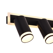 LED csillár Ellen 46W hideg/meleg/semleges fényű, állítható kivetítő akril és fekete fém LED csillárok alapértelmezett cím Alessandro Design