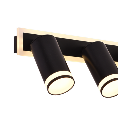 LED csillár Ellen 46W hideg/meleg/semleges fényű, állítható kivetítő akril és fekete fém LED csillárok alapértelmezett cím Alessandro Design