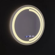 LED kerek tükör, 60 cm, MotionGlow Sensor Consuel Marcello, páramentesítő rendszer, óra és hőmérő, szabályozható tükrök Marcello alapértelmezett cím Alessandro Design