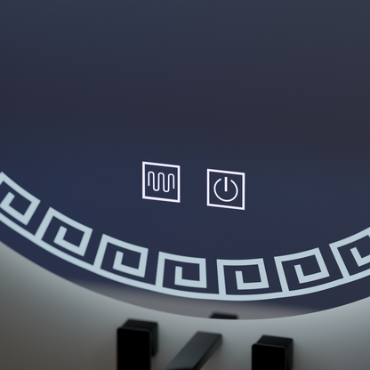 Oglinda LED Rotunda, 80cm, Orhina Touch, Sistem Dezaburire, Dimabila, E40S/80X80 Oglinzi Korman E Default Title Alessandro Design