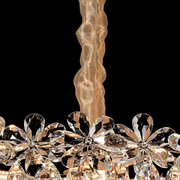 Candelabru Cristal, Eleganza 7xE14, Diametru 40cm, Auriu Lucios, Inaltime Reglabila, Metal si Cristal Candelabre Cristal Default Title Alessandro Design