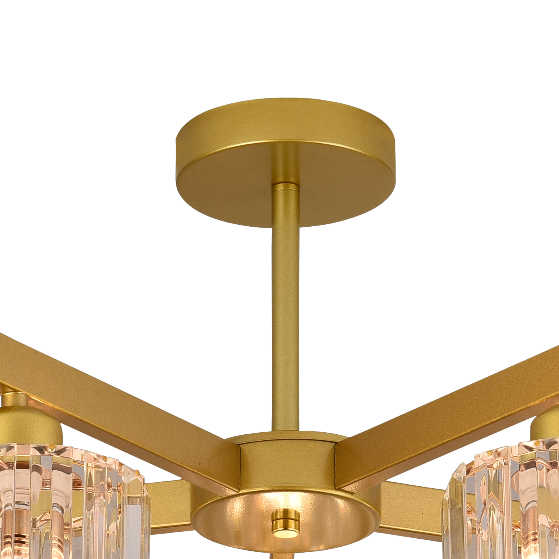 Lustra Clasica Moderna LC110/5GD cu Cristal, 5xE27, Auriu, Metal si Cristal Lustre Clasice Default Title Alessandro Design