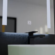 Négyszögletű LED-es tükör, 50x70 cm, Dual Light Basic Touch LED tükrök Alapértelmezett cím Alessandro Design