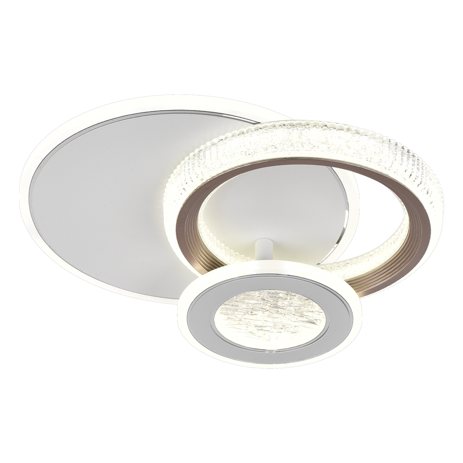 LED csillár NYXORA 44W, 3 kör, hideg/meleg/semleges fény, fehér LED csillárok Alapértelmezett cím Alessandro Design