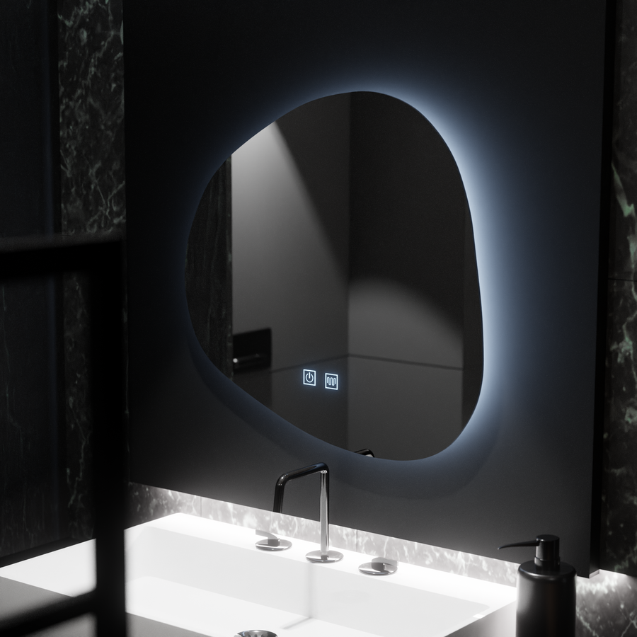 Organic LED tükör 60x60cm, Duna Touch, páramentesítő rendszer, szabályozható tükrök Korman E alapértelmezett cím Alessandro Design