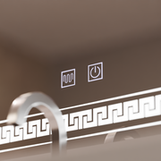 Négyszögletű LED tükör 80x60 Touch Volta páramentesítő rendszer Tükrök Korman E Alapértelmezett cím Alessandro Design