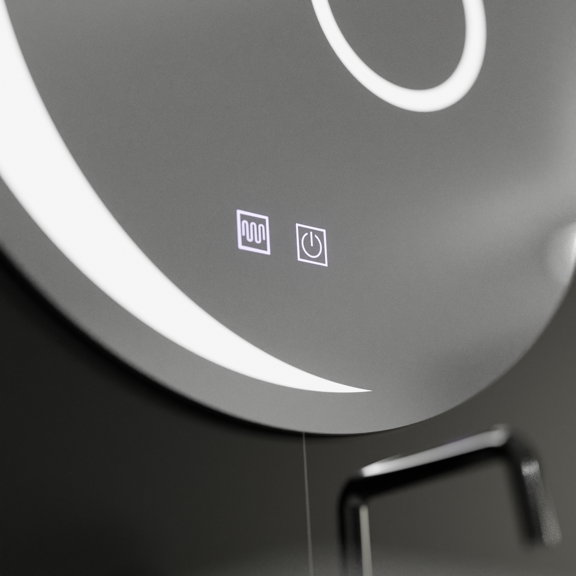 LED kerek tükör, 60 cm, Orbis Touch, páramentesítő rendszer, szabályozható tükrök Korman E alapértelmezett cím Alessandro Design