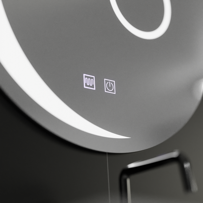 LED kerek tükör, 60 cm, Orbis Touch, páramentesítő rendszer, szabályozható tükrök Korman E alapértelmezett cím Alessandro Design
