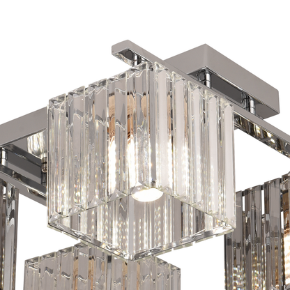 Lustra Georgiana, LC115/4, 4x E27, Crom, Metal Lustre Clasice Default Title Alessandro Design