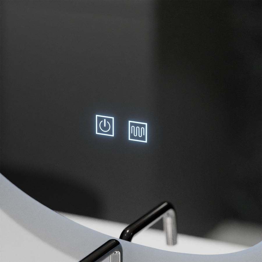 Organic LED tükör 80x60cm, Fluido Touch, páramentesítő rendszer, szabályozható tükrök Korman E alapértelmezett cím Alessandro Design