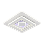 DOLIA LED-csillár, 101W, 50x50cm, hideg/meleg/semleges fény, fehér LED-csillárok alapértelmezett cím Alessandro Design