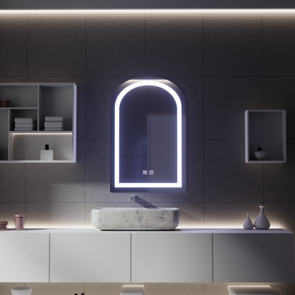 LED érintőtükör páramentesítő funkcióval, 80x50 cm-es tükrök Korman E Alapértelmezett cím Alessandro Design