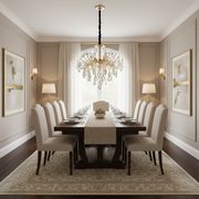 PALERMO Eleganza kristálycsillár 5xE14, átmérő 50 cm, arany
