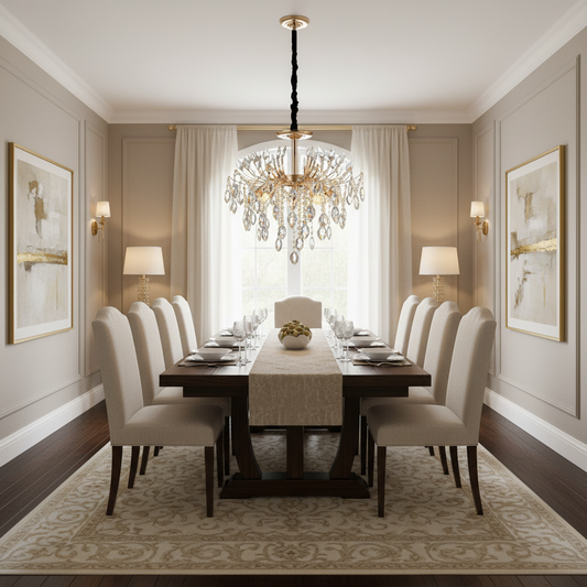 PALERMO Eleganza kristálycsillár 5xE14, átmérő 50 cm, arany
