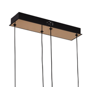 Lustra LED Suspendata cu Telecomanda, STRATA, 2 elemente, 37W, Lumina 3000/4000/6000K, Negru, Inaltime Reglabila Lustre LED cu Telecomanda Default Title Alessandro Design