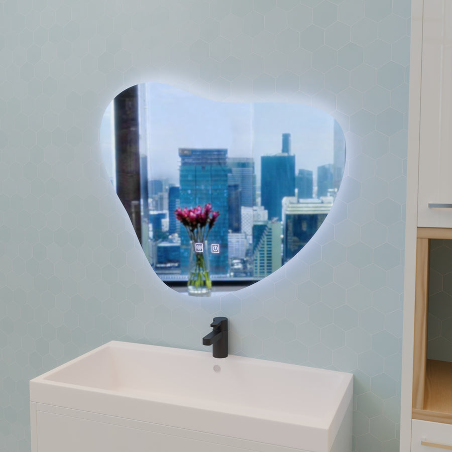 Mirror LED Touch Avonita Demist System 87X70cm, E83S/87X70 Tükrök Korman E Alapértelmezett cím Alessandro Design