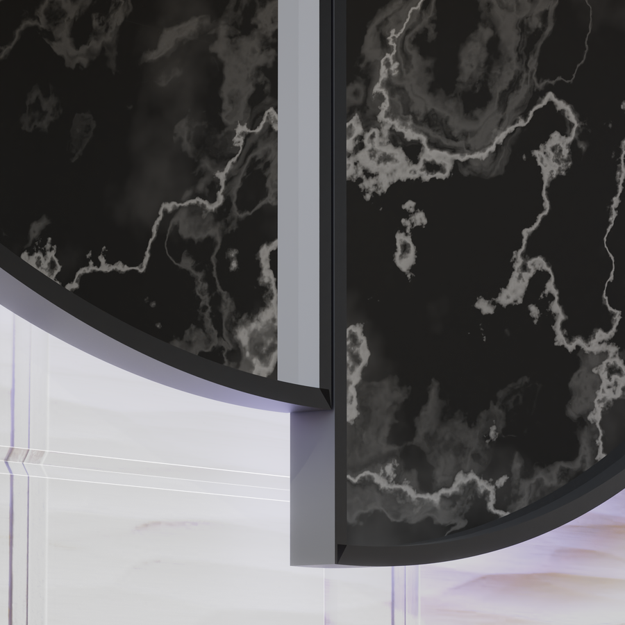 LED Touch Mariah Mirror Demist System 60X60cm Tükrök Korman E Alapértelmezett cím Alessandro Design