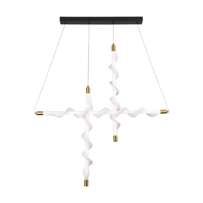 Lustra LED Suspendata Acril UNDA Bishop, 22W, Lumina 3000/4000/6000K, Alb, Inaltime Reglabila Lustre Moderne Default Title Alessandro Design