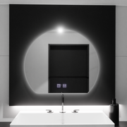 Félhold LED-es tükör, 60x54, Soluna Touch, Páramentesítő rendszer, Tompítható tükrök Korman E Alapértelmezett cím Alessandro Design
