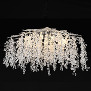 Candelabru Cristal WILLOW, 9x E14, Diametru 50cm, Crom Candelabre Cristal Default Title Alessandro Design