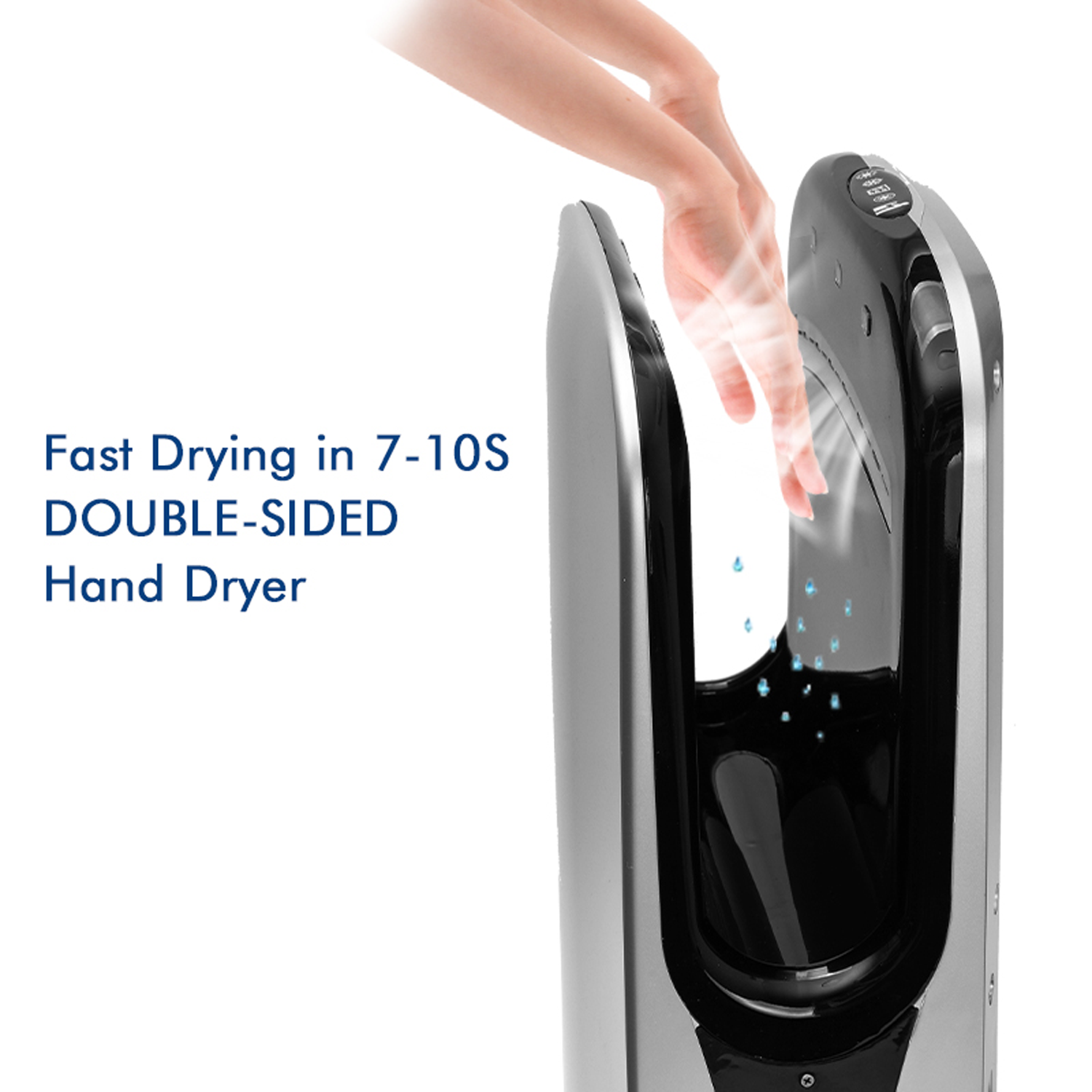 Kézszárító érzékelővel, 2000 W, ABS, 2029 WH Alapértelmezett cím Alessandro Design