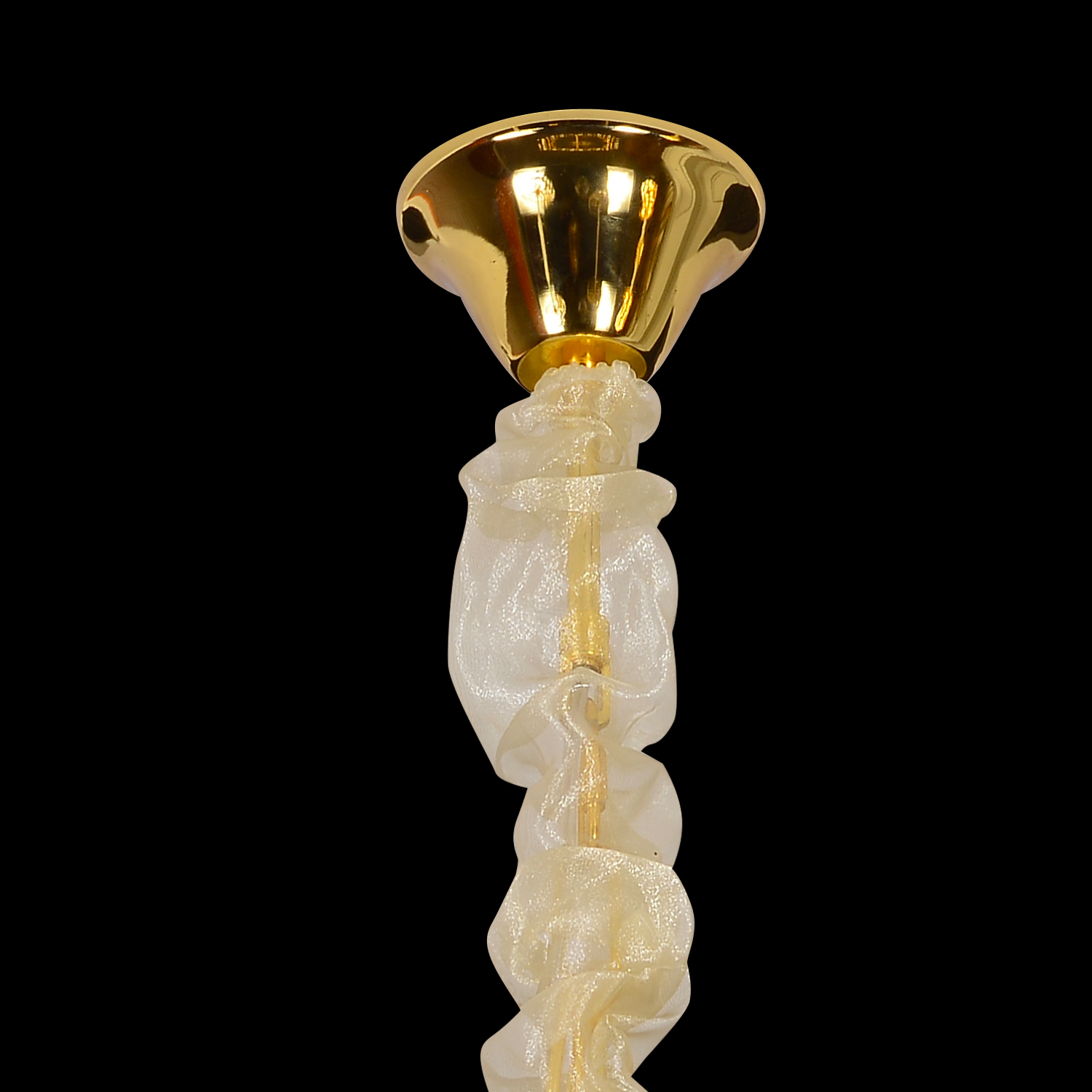 Candelabru Cristal VENARIA 6x E14, Diametru 40cm, Auriu Lucios, Inaltime Reglabil Candelabre Cristal Default Title Alessandro Design