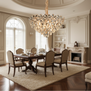 Magno Crystal csillár 11xE27, átmérő 60 cm, fényes arany, állítható magasságú, fém és kristály