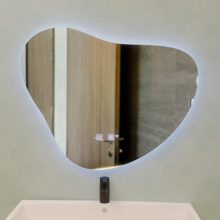 Mirror LED Touch Avonita Demist System 87X70cm, E83S/87X70 Tükrök Korman E Alapértelmezett cím Alessandro Design