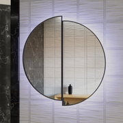 LED Touch Mariah Mirror Demist System 60X60cm Tükrök Korman E Alapértelmezett cím Alessandro Design
