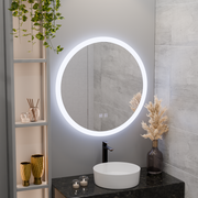 Oglinda LED Rotunda, 70cm, Noxia Touch, Sistem Dezaburire, Dimabila Oglinzi Korman E Default Title Alessandro Design