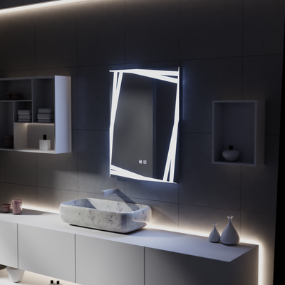 Mirror LED Touch Infinitum Demist System 60X80cm