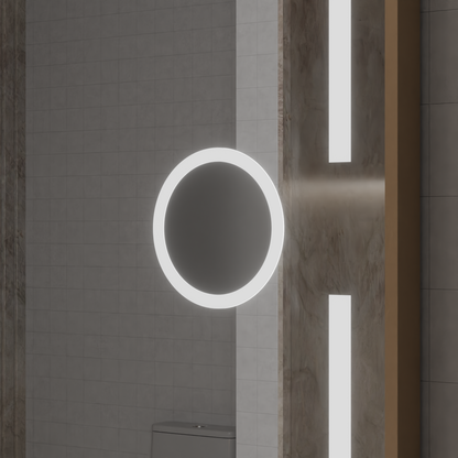 LED tükör MotionGlow Sofia érzékelő páramentesítő funkcióval Hőmérő óra 110x65 cm meleg/hideg/semleges fény szabályozható, rózsa arany keret, Marcello Funghi kollekció Marcello tükrök alapértelmezett cím Alessandro Design