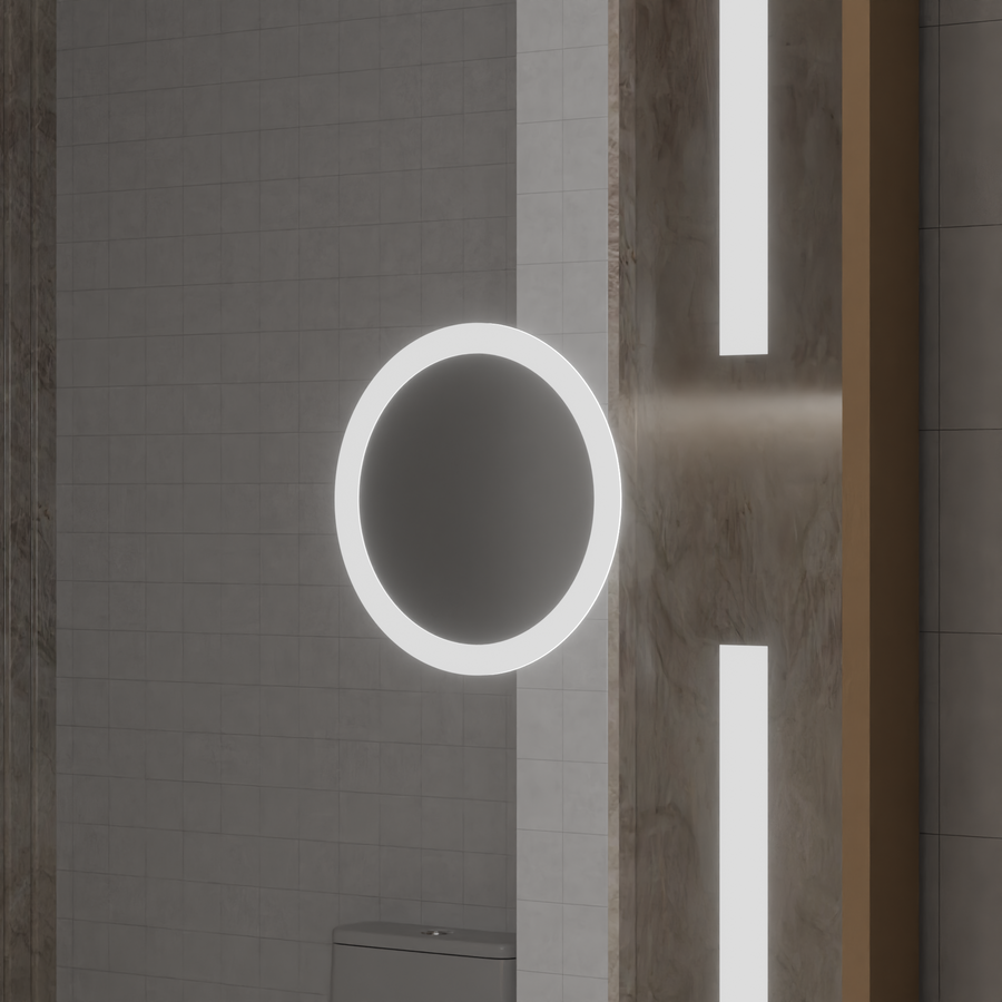LED tükör MotionGlow Sofia érzékelő páramentesítő funkcióval Hőmérő óra 110x65 cm meleg/hideg/semleges fény szabályozható, rózsa arany keret, Marcello Funghi kollekció Marcello tükrök alapértelmezett cím Alessandro Design