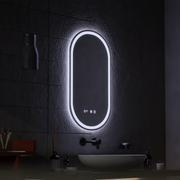LED érintőtükör ONIRA páramentesítő rendszer, óra és hőmérséklet 50x80 cm Tükrök Korman S Alapértelmezett cím Alessandro Design