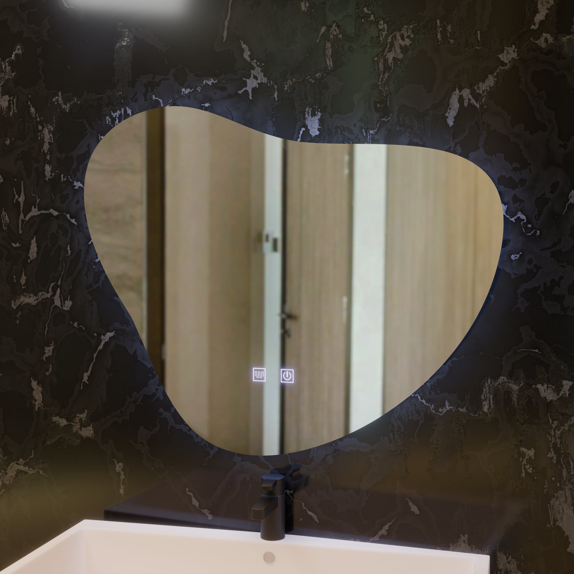 Mirror LED Touch Avonita Demist System 87X70cm, E83S/87X70 Tükrök Korman E Alapértelmezett cím Alessandro Design