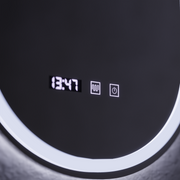 LED érintőtükör ONIRA páramentesítő rendszer, óra és hőmérséklet 50x80 cm Tükrök Korman S Alapértelmezett cím Alessandro Design