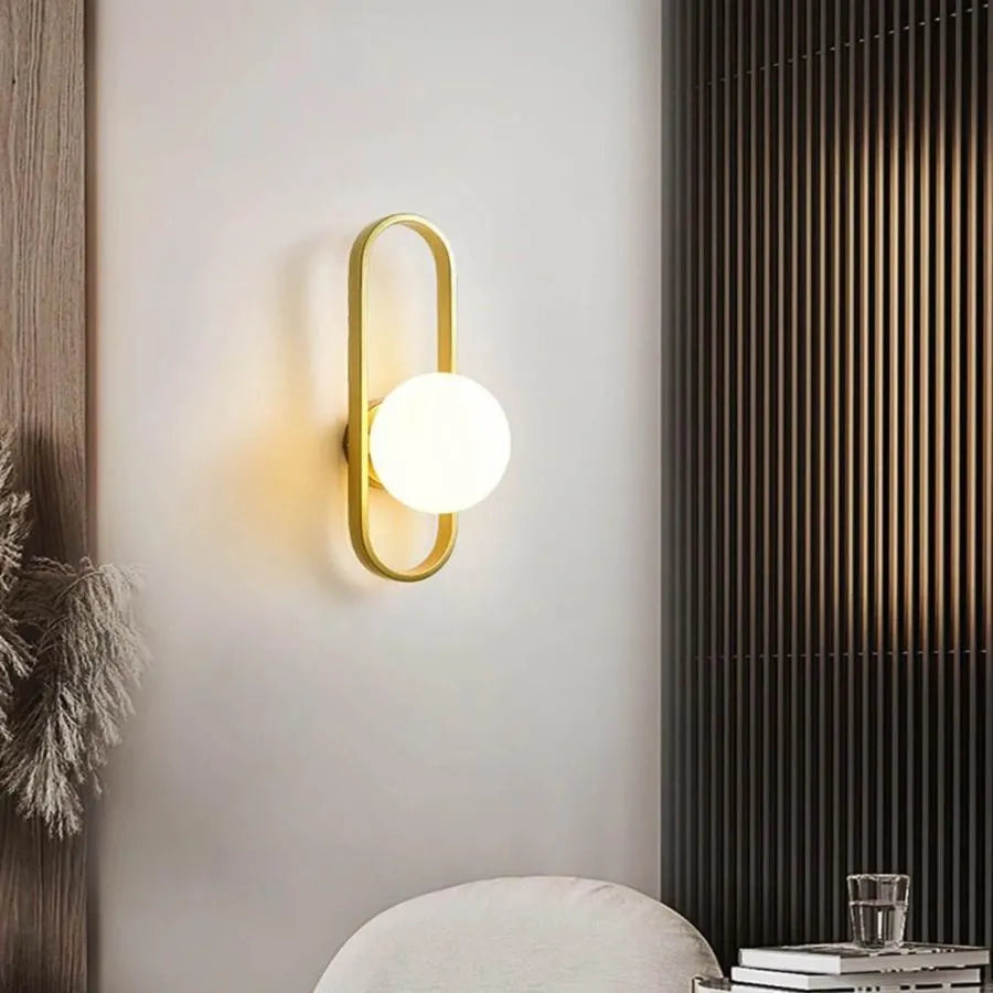 Amena fali lámpa 1x E14 White Gold beltéri fali lámpa Alapértelmezett cím Alessandro Design
