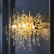 Cristal Brooks 3x G9 arany fali lámpa Alapértelmezett cím Alessandro Design belső fali lámpa