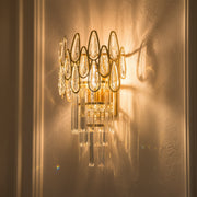 Cristal ALHAMBRA fali lámpa 2x E14, 35x15cm, Arany Beltéri fali lámpák Alapértelmezett cím Alessandro Design