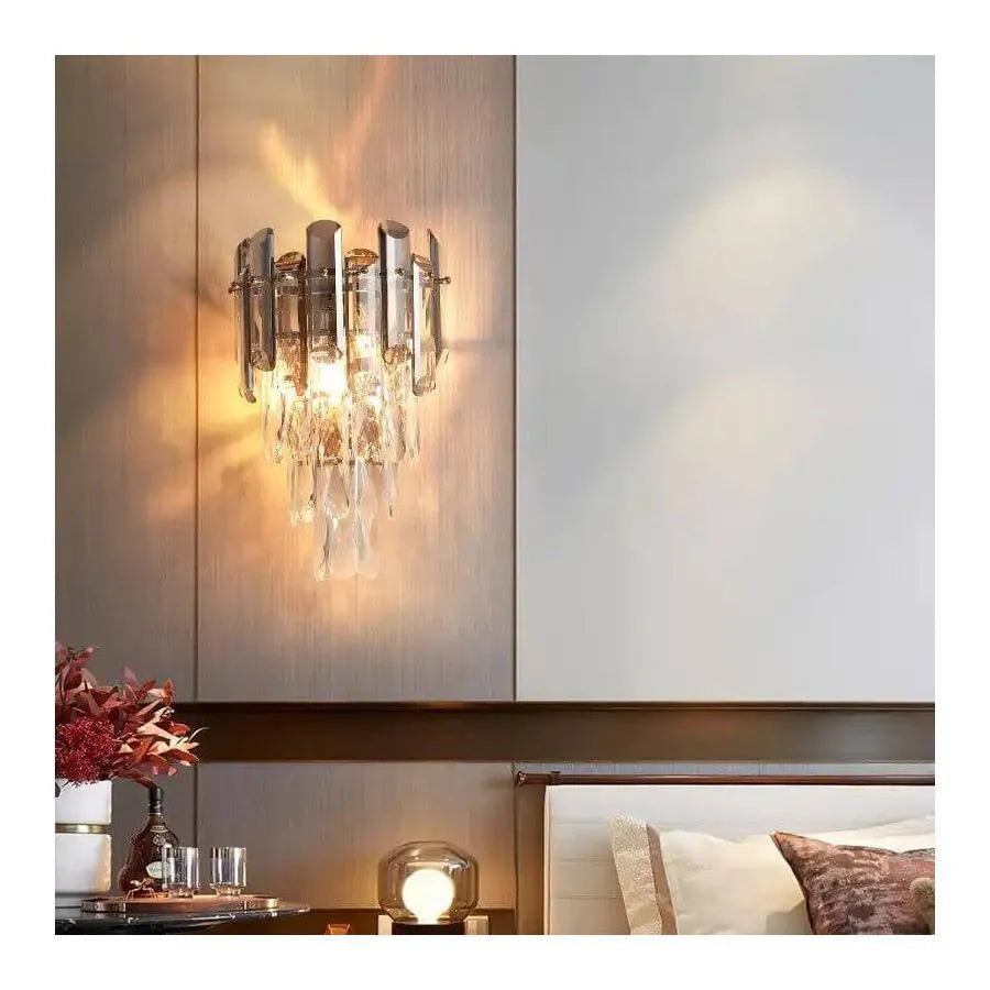 Cristal Mayra fali lámpa 2x E14 arany belső fali lámpa Alapértelmezett cím Alessandro Design