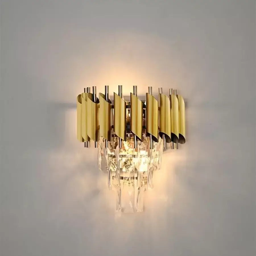 Cristal Roy 2x E27 arany fali lámpa Belső Alapértelmezett cím Alessandro Design