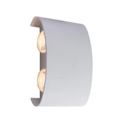 Fantas kültéri és beltéri LED fali lámpa, 4 forrás x 1W, IP65, fémes, fehér, 3000K kültéri fali lámpák alapértelmezett cím Alessandro Design