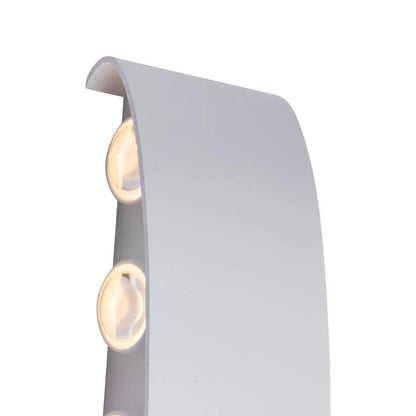Fantas LED fali lámpa beltéri/kültéri, 10 forrás x 1W, IP65, fehér, 3000K
