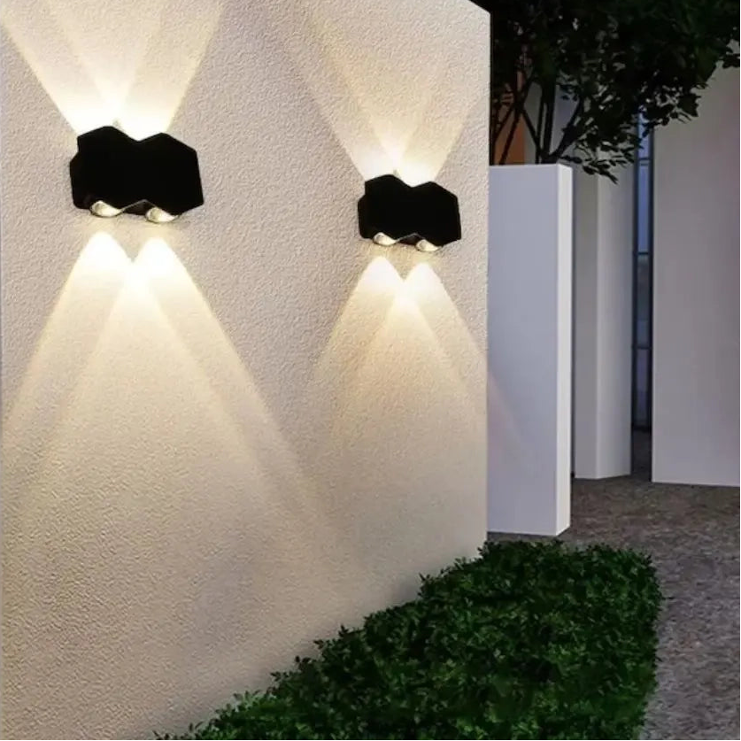 Aplica LED AX231, Exterior si Interior, 4 Surse, 10W, Negru, 3000K Aplice de Exterior Default Title Alessandro Design