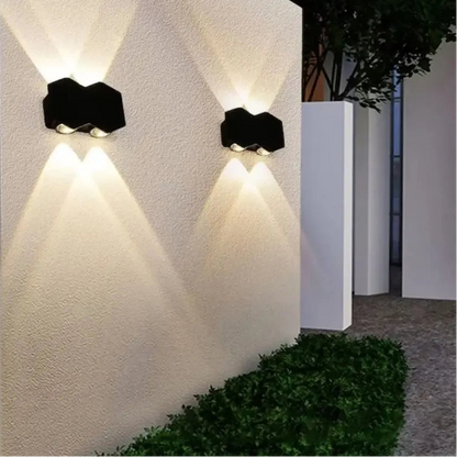 Aplica LED AX231, Exterior si Interior, 4 Surse, 10W, Negru, 3000K Aplice de Exterior Default Title Alessandro Design