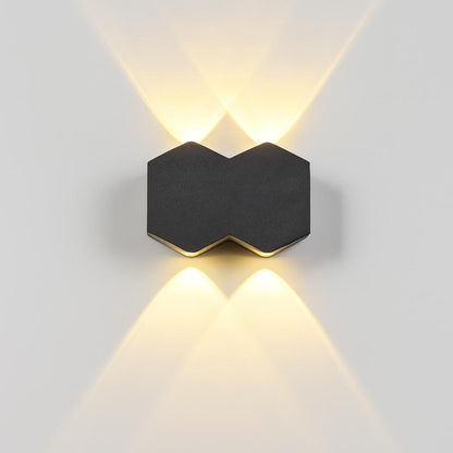 Aplica LED AX231, Exterior si Interior, 4 Surse, 10W, Negru, 3000K Aplice de Exterior Default Title Alessandro Design