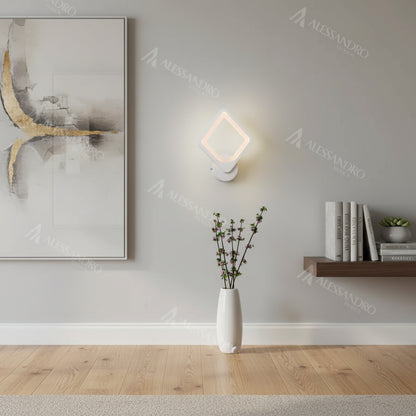 Akila LED fali lámpa, 15W, fehér, hideg/meleg/semleges fény Beltéri fali lámpák Alapértelmezett cím Alessandro Design