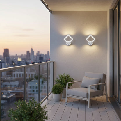 Akila LED fali lámpa, 15W, fehér, hideg/meleg/semleges fény Beltéri fali lámpák Alapértelmezett cím Alessandro Design